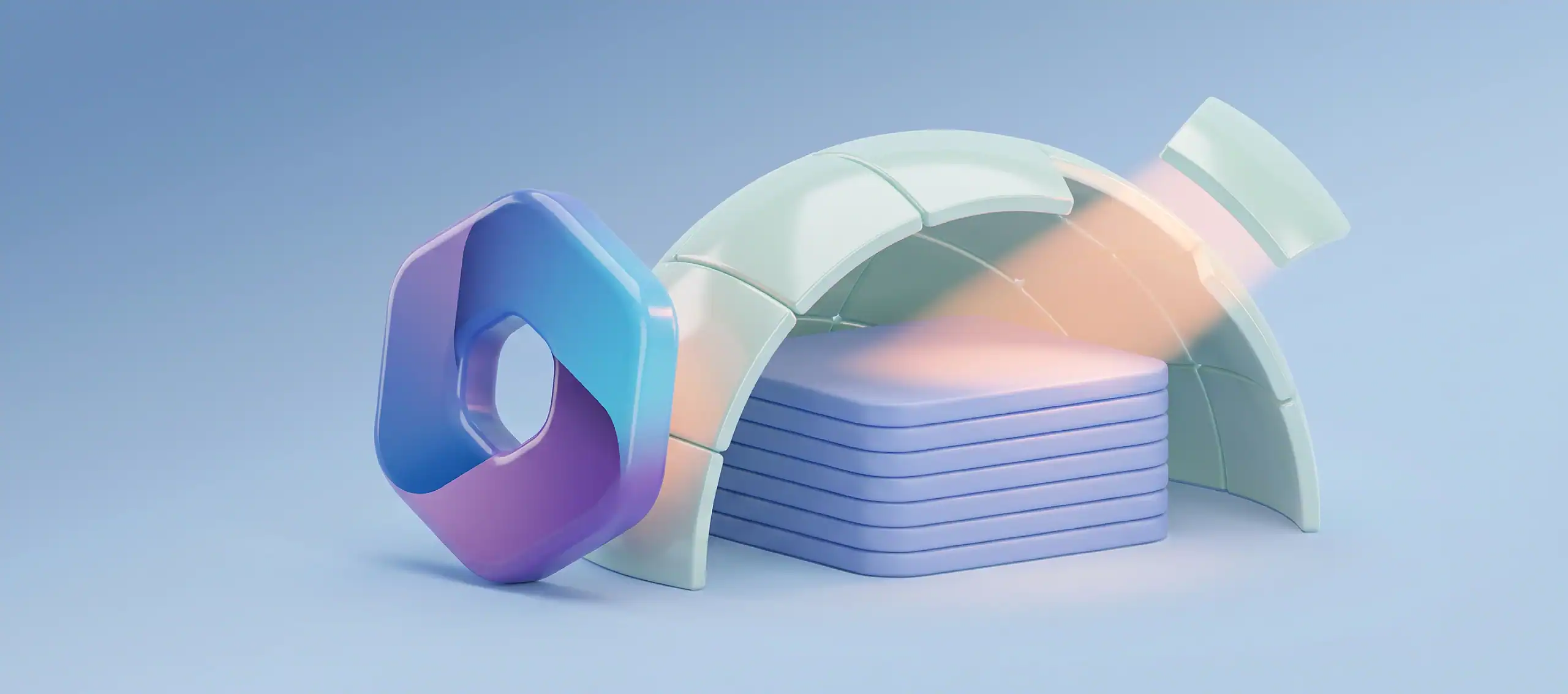 Microsoft 365 Copilot data security illustration of a Copilot logo beside stacked data layers under a protective dome